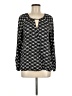 Collective Concepts 100% Polyester Black Long Sleeve Blouse Size M - photo 1