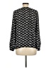 Collective Concepts 100% Polyester Black Long Sleeve Blouse Size M - photo 2