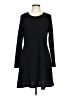 Gap Solid Black Casual Dress Size L - photo 1