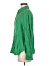 MNG 100% Lyocell Green Long Sleeve Button-Down Shirt Size 6 - photo 5