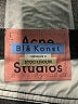 Blå Konst Acne Studios Chevron-herringbone Black Jeans Size 32 waist - photo 7