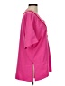 Crosby 100% Polyester Solid Pink Short Sleeve Blouse Size M - photo 4