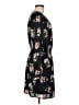 Daniel Rainn 100% Polyester Floral Black Casual Dress Size M - photo 4