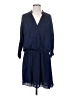 Zara Basic Solid Blue Casual Dress Size S - photo 1