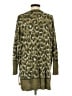 wonderly 100% Rayon Animal Print Green Pullover Sweater Size S - photo 2