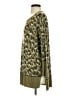 wonderly 100% Rayon Animal Print Green Pullover Sweater Size S - photo 5
