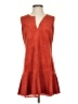 BCBGMAXAZRIA Red Brown Casual Dress Size S - photo 1