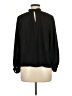 Banana Republic 100% Polyester Black Long Sleeve Blouse Size M - photo 2