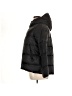 Zara Solid Black Snow Jacket Size XL - photo 5