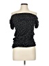 Missguided Black Short Sleeve Blouse Size 10 - photo 1