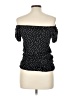 Missguided Black Short Sleeve Blouse Size 10 - photo 2