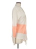 JCPenney Color Block Orange Ivory Cardigan Size M - photo 4