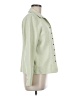 Talbots 100% Polyester Green Long Sleeve Button-Down Shirt Size M - photo 4