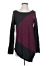Katherine Barclay Color Block Burgundy Pullover Sweater Size XS - photo 1
