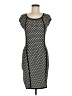 Express Houndstooth Black Casual Dress Size M - photo 1