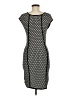 Express Houndstooth Black Casual Dress Size M - photo 2