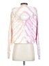 WSLY Tie-dye White Zip Up Hoodie Size S - photo 2