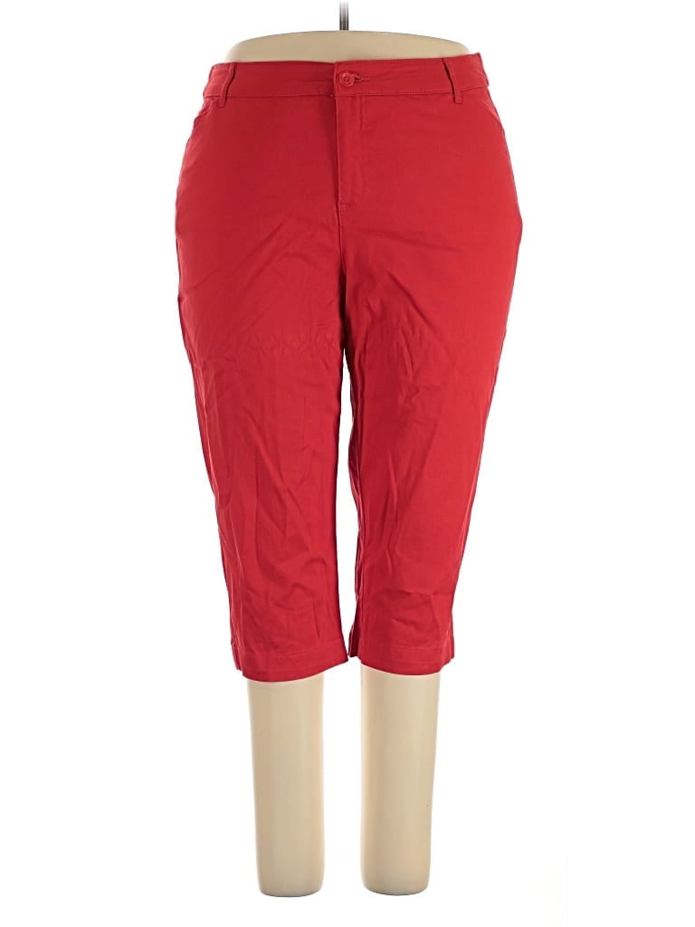 Pre-owned St. John's Bay Active Pants In Red