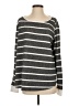 Pink Clover Stripes Gray Pullover Sweater Size XL - photo 1