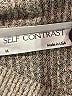 Self Contrast Gray Turtleneck Sweater Size M - photo 7