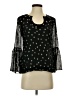 Lilly Pulitzer Black 3/4 Sleeve Blouse Size XS - photo 1