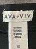 Ava & Viv Solid Black Active Pants Size 1X - photo 4