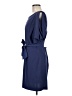 Olga & Maya 100% Polyester Solid Blue Casual Dress Size M - photo 5