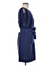Olga & Maya 100% Polyester Solid Blue Casual Dress Size M - photo 4