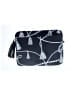 Unbranded 100% Polyurethane Graphic Black Blue Clutch One size - photo 1