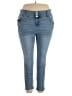 Laurie Felt Solid Blue Jeans Size 2X - photo 1