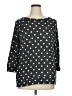 Market and Spruce Polka Dots Black Pullover Sweater Size 1X - photo 1