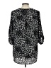 Cathy Animal Print Black 3/4 Sleeve Blouse Size L - photo 2