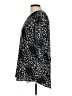 Cathy Animal Print Black 3/4 Sleeve Blouse Size L - photo 5