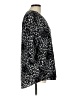 Cathy Animal Print Black 3/4 Sleeve Blouse Size L - photo 4