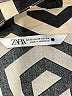 Zara 100% Cotton Chevron-herringbone Ivory Long Sleeve Blouse Size XS - photo 4