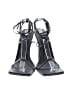 PrettyLittleThing Gray Black Sandals Size 8 - photo 2