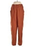 Melrose Solid Brown Orange Casual Pants Size 14 - photo 1
