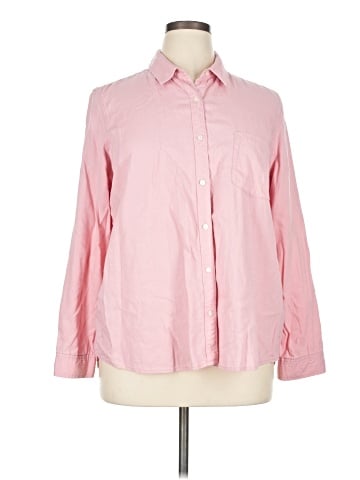 Caslon Long Sleeve Button-Down Shirt (view 1)