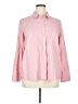 Caslon Pink Long Sleeve Button-Down Shirt Size XL - photo 1