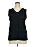 JM Collection Black Sleeveless Top Size XL - photo 1