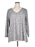 Bally Total Fitness Gray Pullover Sweater Size 1X - photo 1