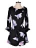 Bebe 100% Polyester Floral Black Romper Size 6 - photo 1