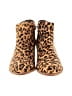 Gianni Bini Animal Print Brown Ankle Boots Size 8 1/2 - photo 2