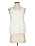 Candie's 100% Polyester Ivory Sleeveless Blouse Size S - photo 1