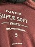 Torrid Burgundy 3/4 Sleeve Top Size 5X Plus (5) - photo 4