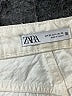 Zara Solid Ivory Khaki Shorts Size 4 - photo 3