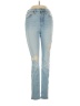 Hollister Hearts Blue Jeans Size 26 waist - photo 1