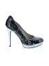 MICHAEL Michael Kors Metallic Silver Black Heels Size 11 - photo 1