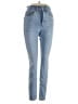 Express Solid Blue Jeans Size 00 - photo 1