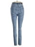 Express Solid Blue Jeans Size 00 - photo 2